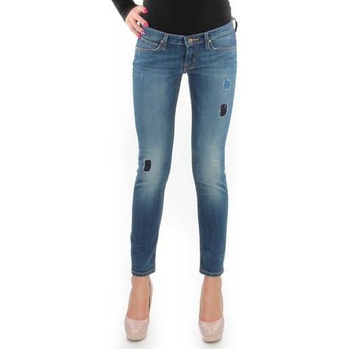 Kleidung Damen Röhrenjeans Lee Jeanshose  Lynn Skinny L357DNXA Blau