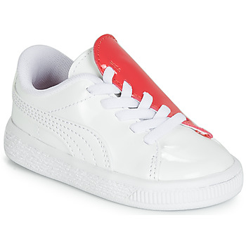 Sko Pige Lave sneakers Puma INF B CRUSH PATENT AC.W-H Hvid