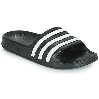 Sko Børn badesandaler Adidas Sportswear ADILETTE AQUA K Sort / Hvid