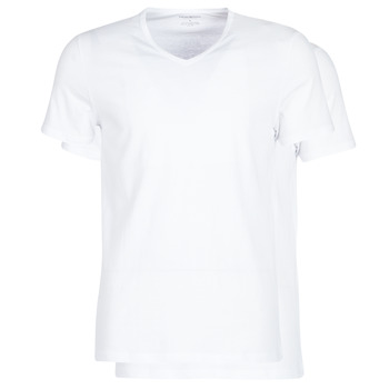 textil Herre T-shirts m. korte ærmer Emporio Armani CC722-PACK DE 2 Hvid