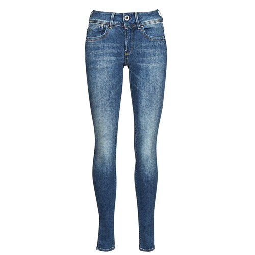 textil Dame Jeans - skinny G-Star Raw Lynn Super Skinny Blå / Bleget / Blå