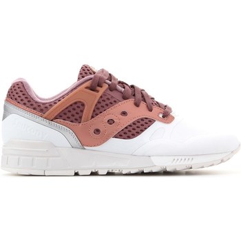 Sko Herre Lave sneakers Saucony Grid Bordeaux, Hvid