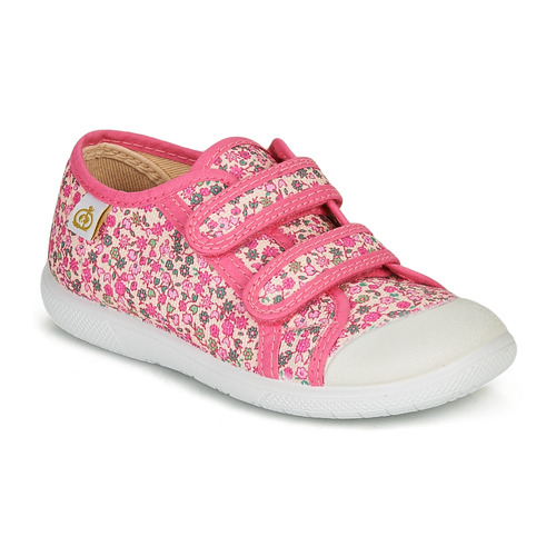 Sko Pige Lave sneakers Citrouille et Compagnie GLASSIA Pink / Flerfarvet