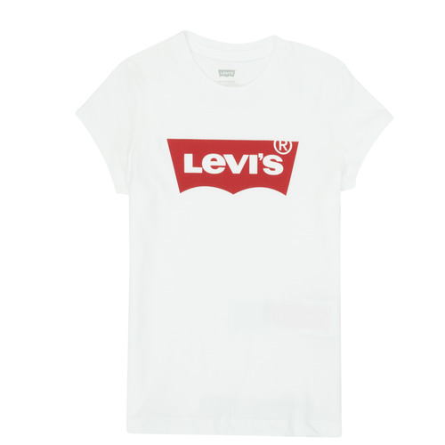 textil Pige T-shirts m. korte ærmer Levi's BATWING TEE Hvid