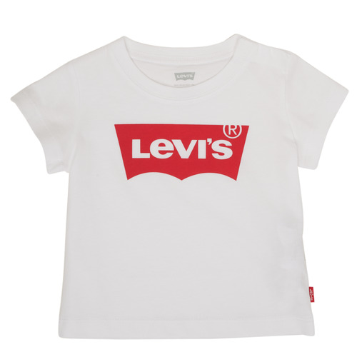 textil Børn T-shirts m. korte ærmer Levi's BATWING TEE Hvid