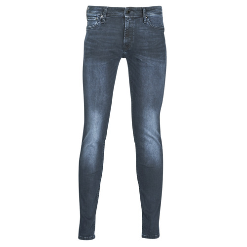 textil Herre Jeans - skinny Jack & Jones JJILIAM Blå / Mørk