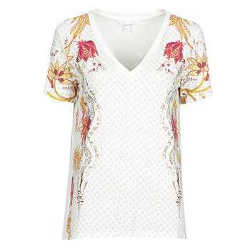 textil Dame T-shirts m. korte ærmer Desigual PRAGA Hvid