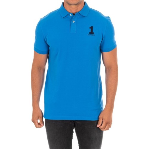 textil Herre Polo-t-shirts m. korte ærmer Hackett HM561791-525 Blå