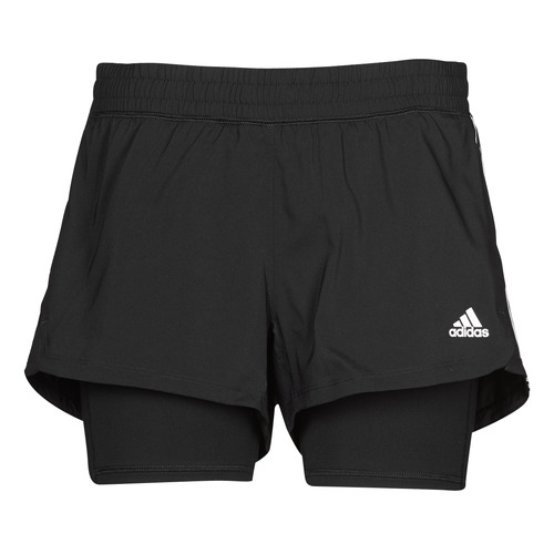 textil Dame Shorts adidas Performance PACER 3S 2 IN 1 Sort