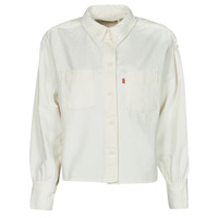 textil Dame Skjorter / Skjortebluser Levi's ZOEY PLEAT UTILITY SHIRT Hvid