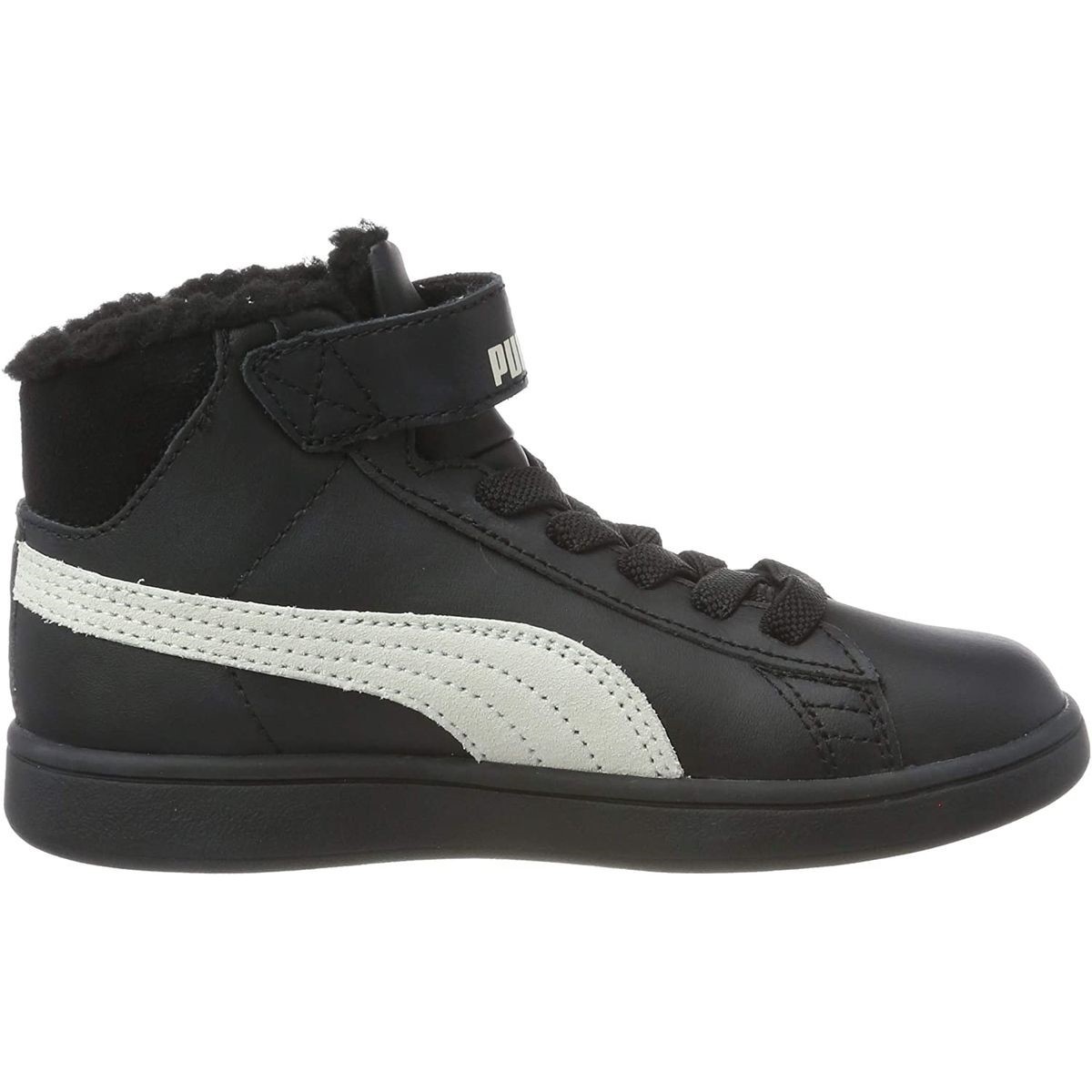 Sko Dreng Sneakers Puma SMASH V2 MID L FUR Sort