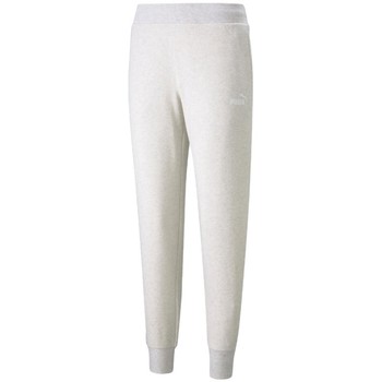 textil Dame Træningsbukser Puma Essential Logo Pants Beige