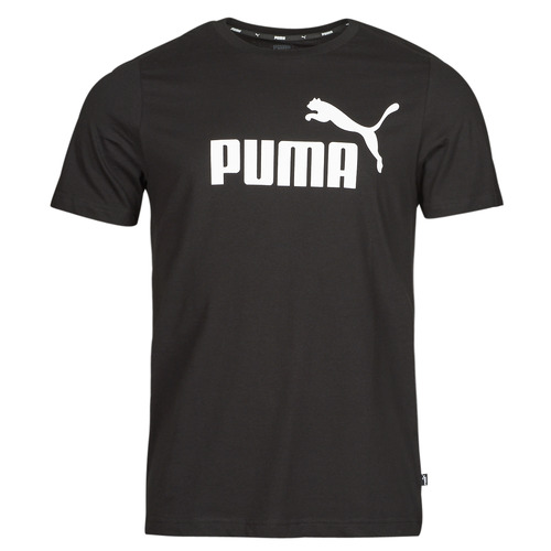 textil Herre T-shirts m. korte ærmer Puma ESS LOGO TEE Sort