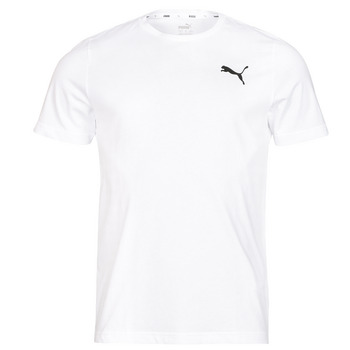 textil Herre T-shirts m. korte ærmer Puma ESS LOGO TEE Hvid