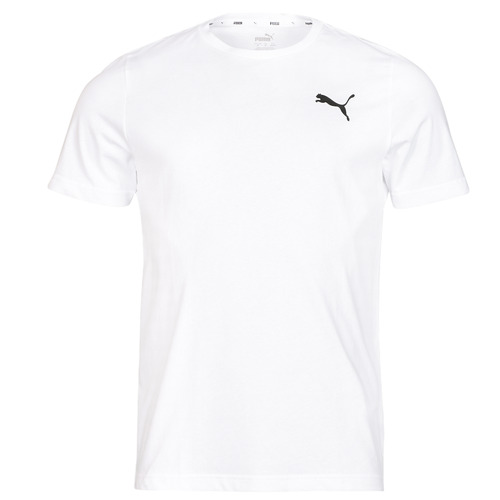 textil Herre T-shirts m. korte ærmer Puma ESS LOGO TEE Hvid