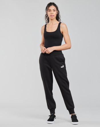 textil Dame Træningsbukser Puma ESS SWEAT PANT FL CL Sort