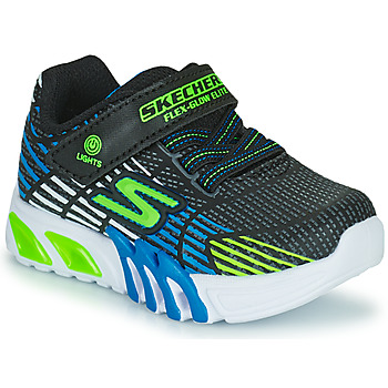 Sko Dreng Lave sneakers Skechers FLEX-GLOW ELITE Sort / Blå / Led