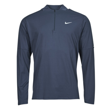 textil Herre Langærmede T-shirts Nike M NK DF ELMNT TOP HZ Blå / Sølv