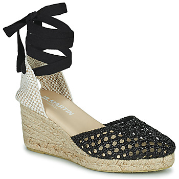 Sko Dame Espadriller JB Martin VISALIA Flettet / Sort