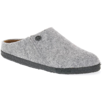 Sko Tøfler Birkenstock ZERMATT GREY WOOL FELT CALZ S Grå