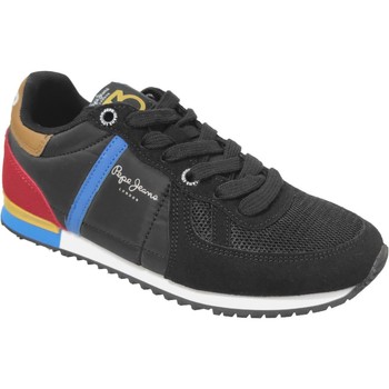 Sko Dreng Lave sneakers Pepe jeans Sydney combi boy-e Sort