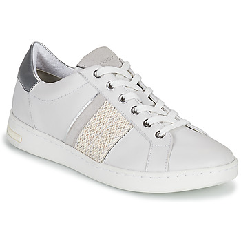 Sko Dame Lave sneakers Geox D JAYSEN C Hvid / Sølv