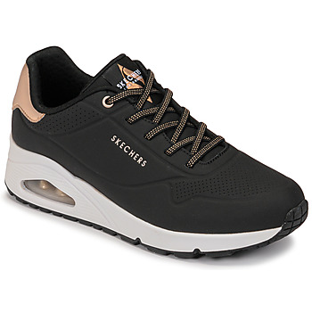 Sko Dame Lave sneakers Skechers UNO Sort