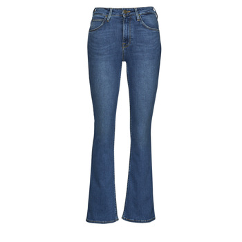 textil Dame Bootcut jeans Lee Breese Boot Blå