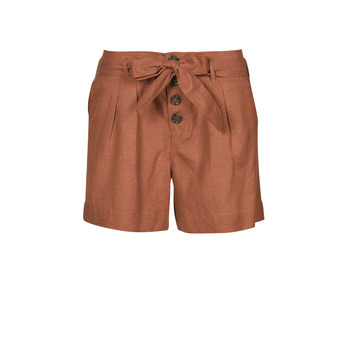 textil Dame Shorts Only ONLVIVA Rustrød