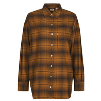 textil Dame Skjorter / Skjortebluser Levi's WT-SHIRTS NON DENIM Plaid / Blank / Ingefær