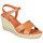 Sko Dame Espadriller Betty London TONGA Cognac