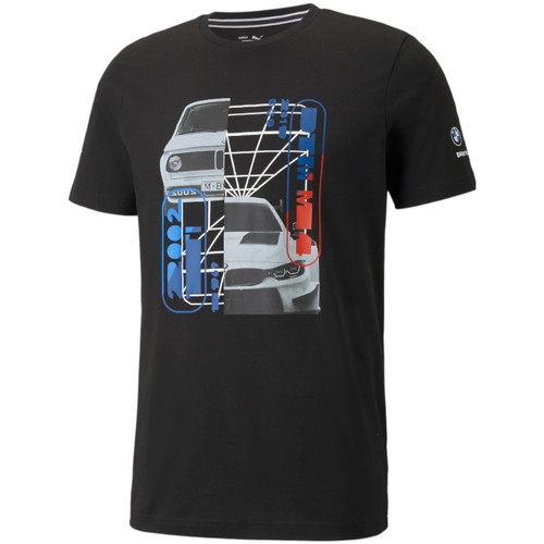 textil Herre T-shirts m. korte ærmer Puma BMW Motorsport Graphic Tee Sort