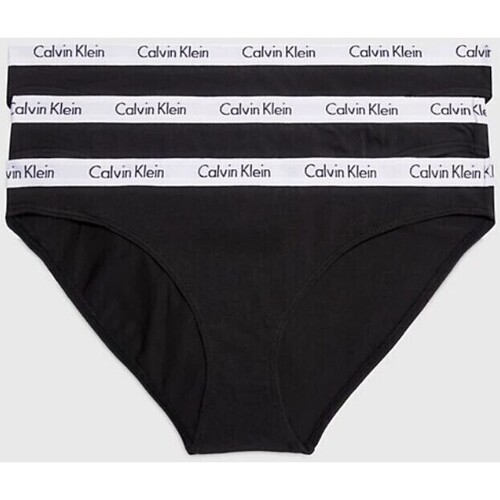 Undertøj Dame Mini/midi Calvin Klein Jeans 000QD3588E 3P BIKINI Sort