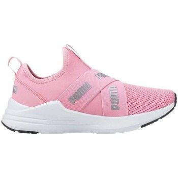 Sko Børn Lave sneakers Puma Wired Run Slip ON Summer JR Pink