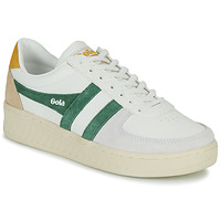 Sko Dame Lave sneakers Gola GRANDSLAM TRIDENT Hvid / Grøn / Gul