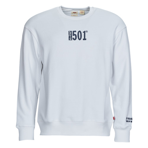 textil Herre Sweatshirts Levi's RELAXD GRAPHIC CREW Hvid