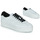 Sko Dame Lave sneakers Superga WHITE BLACK Hvid