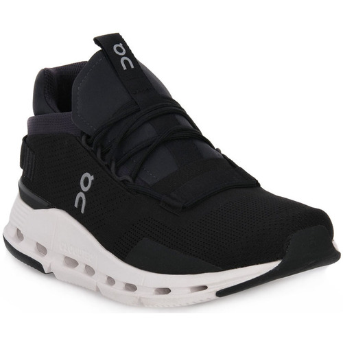 Sko Dame Sneakers On CLOUDNOVA BLACK Hvid