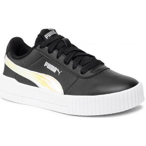 Sko Børn Lave sneakers Puma Carina Holo JR Sort