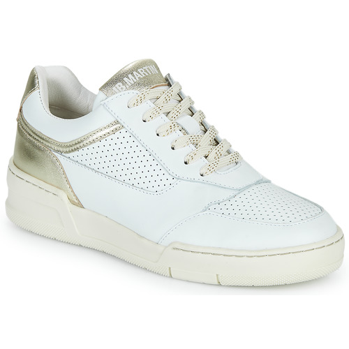 Sko Dame Lave sneakers JB Martin HIRA Nappa / Kridt / Guld