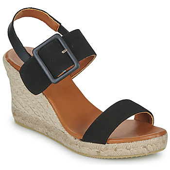 Sko Dame Espadriller JB Martin 1IRINA Ged / Velours / Sort / Sort