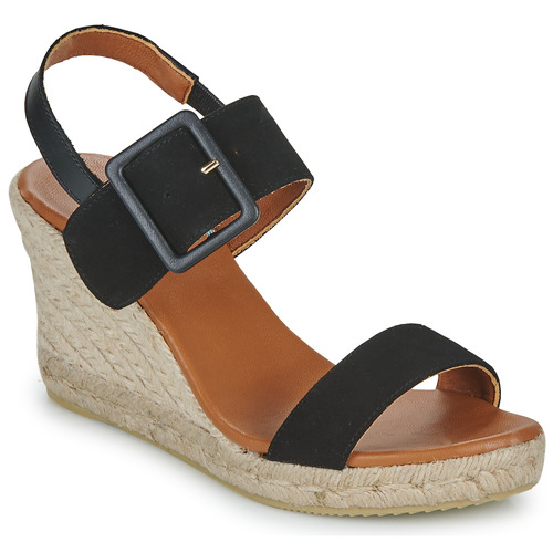 Sko Dame Espadriller JB Martin 1IRINA Ged / Velours / Sort / Sort