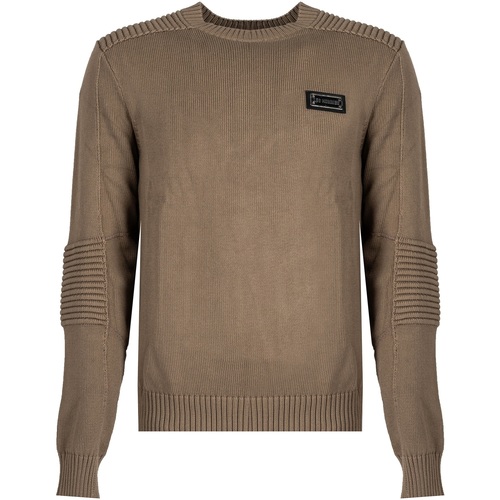 textil Herre Pullovere Les Hommes LKK122-607U | Motorcycle Jumper Beige