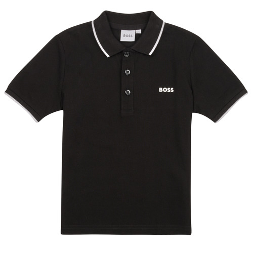 textil Dreng Polo-t-shirts m. korte ærmer BOSS J25P26-09B-C Sort