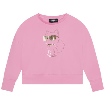 textil Pige Sweatshirts Karl Lagerfeld Z15425-465-C Pink