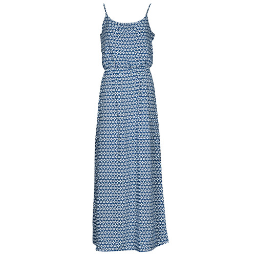 textil Dame Lange kjoler Only ONLNOVA LIFE STRAP MAXI DRESS Blå / Hvid