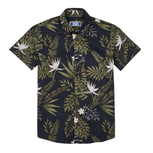 textil Dreng Skjorter m. korte ærmer Jack & Jones JPRBLATROPIC RESORT SHIRT S/S RELA Flerfarvet