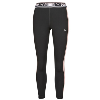 textil Dame Leggings Puma TRAIN STRONG FASHION COLORBLOCK TIGHT Sort / Pink