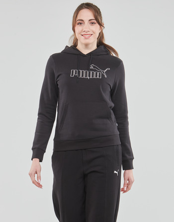 textil Dame Sweatshirts Puma ELEVATED HOODIE Sort