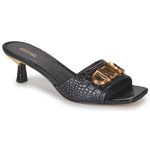 Sko Dame Tøfler MICHAEL Michael Kors AMAL KITTEN SANDAL Sort